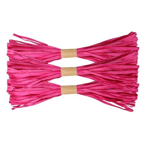 Paper Raffia - Pink - 50 Metres