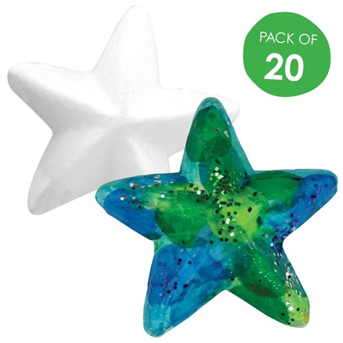 Decofoam Stars - Pack of 20