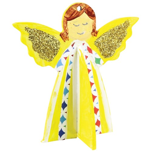 3D Wooden Angels - Pack of 20