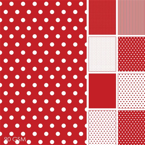 Paper Pad - Red - 120 Pages
