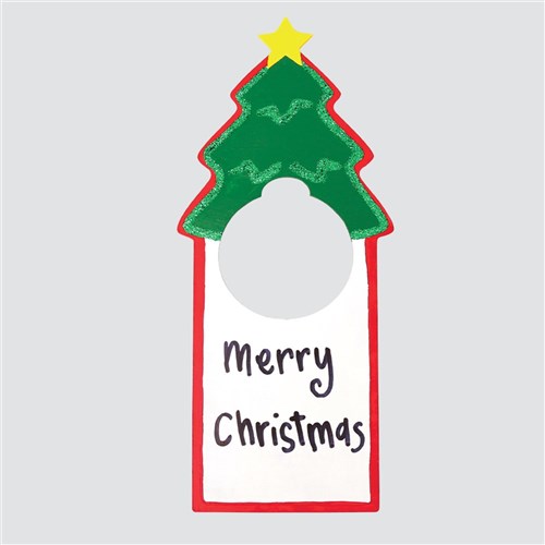 Wooden Christmas Tree Door Hangers - Pack of 20