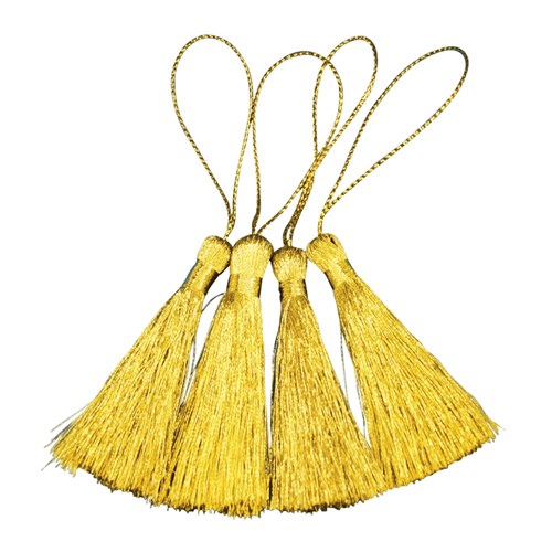 Tassels - Gold - Pack of 4