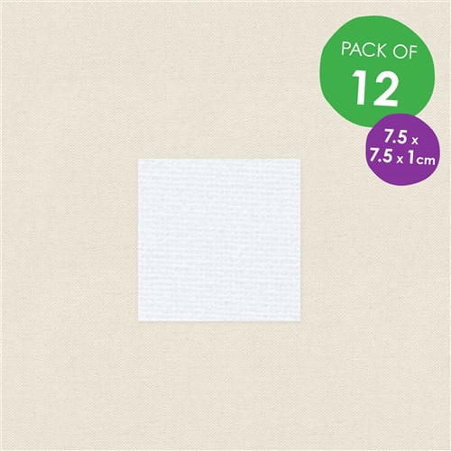 Mini Stretched Canvas - Pack of 12