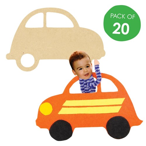 Wooden Car Frames - Pack of 20