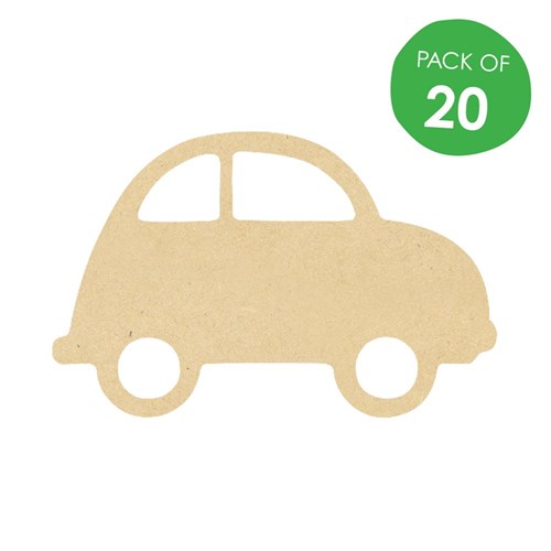 Wooden Car Frames - Pack of 20