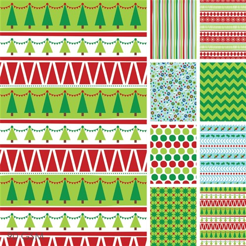 Bumper Paper Pack - Red & Green