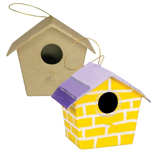 Papier Mache Birdhouse