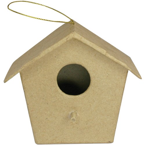 Papier Mache Birdhouse