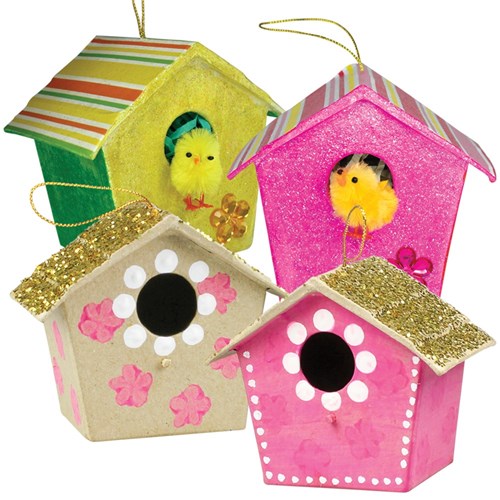 Papier Mache Birdhouse