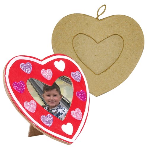 Papier Mache Heart Frame