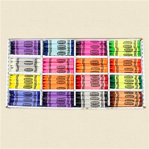 Crayola Crayon Classpack Triangular 16 Colors 256 Crayons