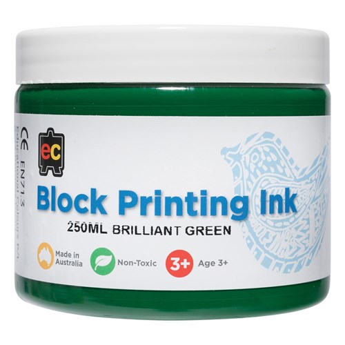 EC Block Printing Colour - Green - 250ml
