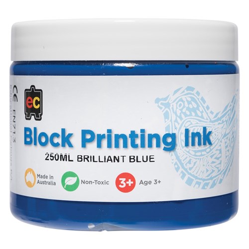 EC Block Printing Colour - Blue - 250ml