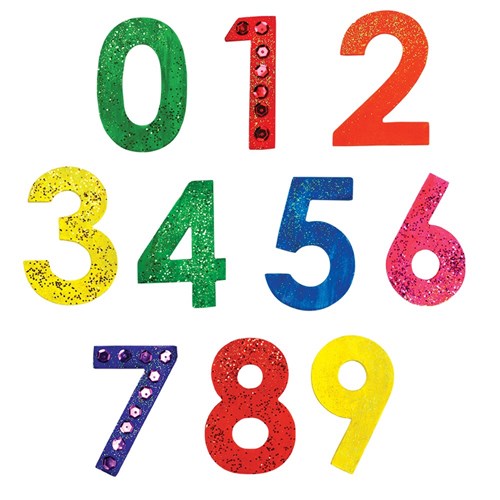Wooden Numbers - Pack of 10