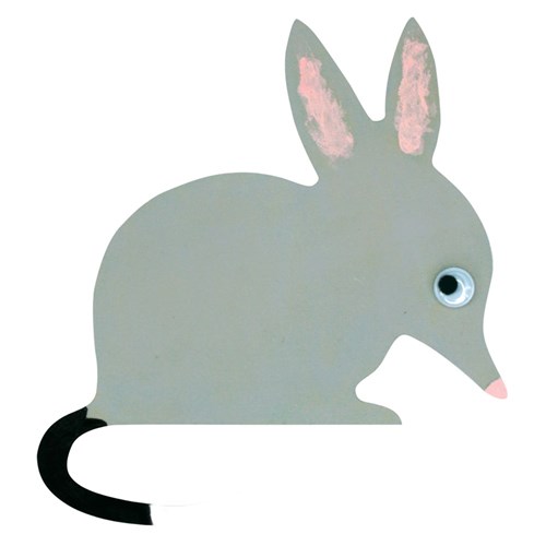 Wooden Bilby Shapes - Pack of 20