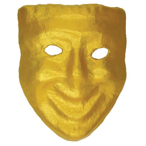 Papier Mache Comedy Mask