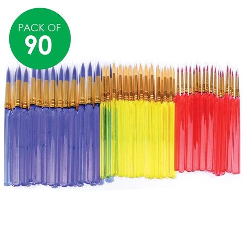 CleverPatch Triangular Paint Brushes - Pack of 90