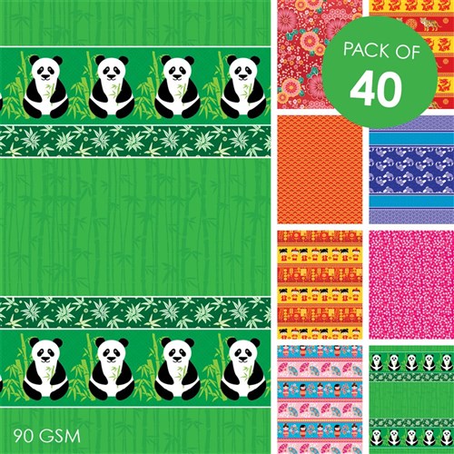 Discover Asia Craft Paper - Pack of 40