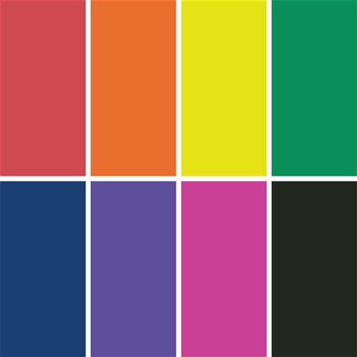 Brenex Display Paper Rolls - Set of 8 Colours