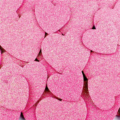 Foam Glitter Heart Stickers - Pack of 160