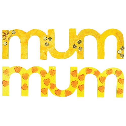 Wooden mum Plaques - Pack of 20