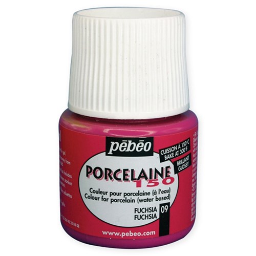 Pebeo Porcelain Paint - Fushia - 45ml