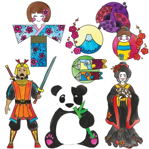 All About Asia Blackline Masters - Pack of 10