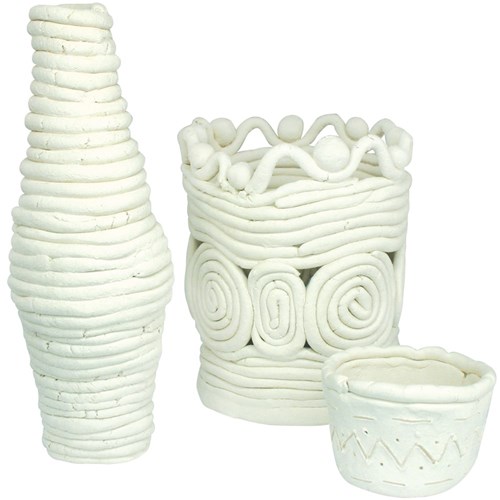 Clayworks School Clay - White - Approximately 10kg Pack