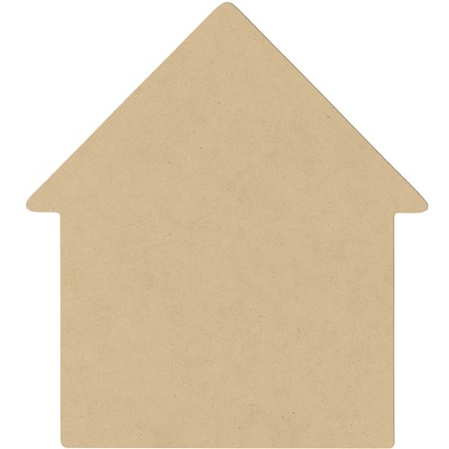 Wooden House Shape - Large