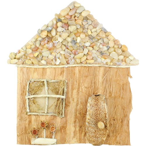 Wooden House Shape - Large