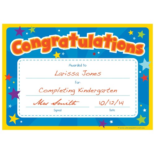 Congratulations Awards - Pack of 20