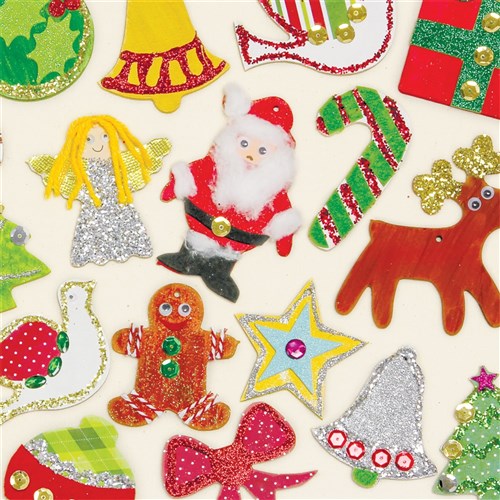 Wooden Christmas Shapes Bumper Pack - 240 Shapes