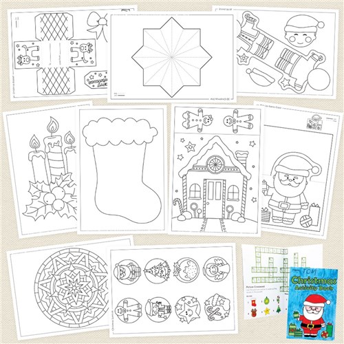 All About Christmas Blackline Masters - Set 2 - Pack of 10