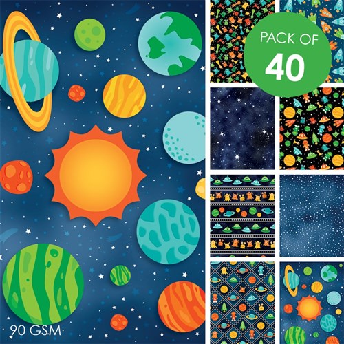 Space Craft Paper - Pack of 40