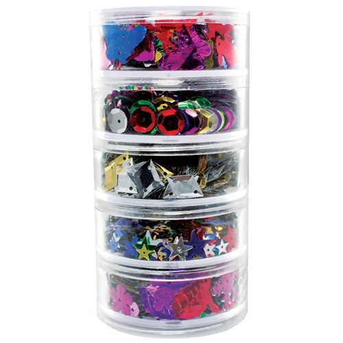 Sequins - Assorted - Approx. 90g