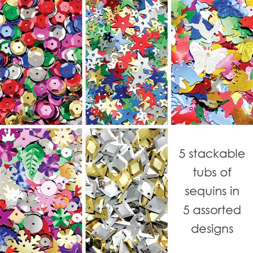 Sequins - Assorted - Approx. 90g