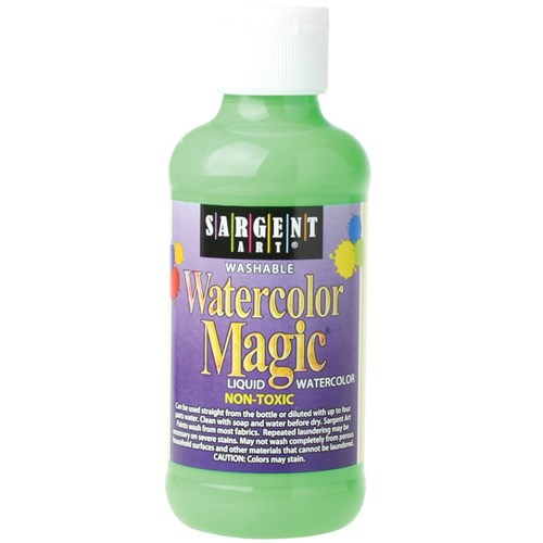 Watercolor Magic Fluorescent Liquid Watercolour - Green - 225ml