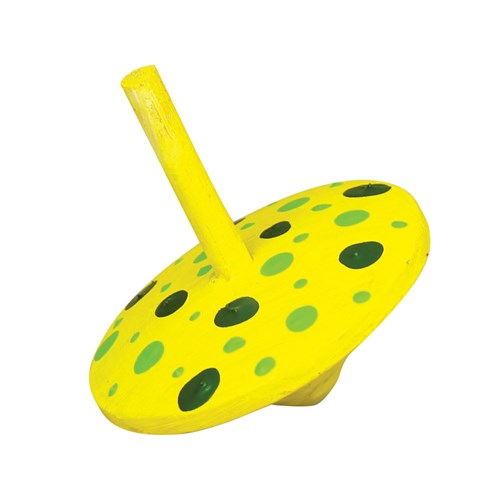 Wooden Spinning Tops - Pack of 6