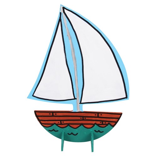 3D Wooden Boats - Pack of 20