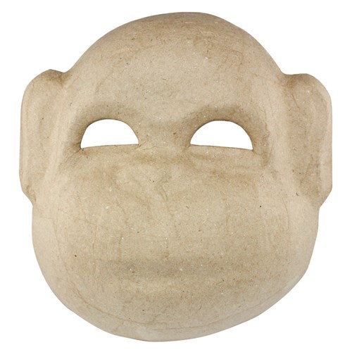 Papier Mache Monkey Mask