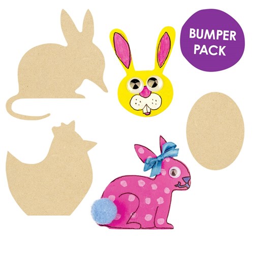 Easter Wooden Shapes Bumper Pack