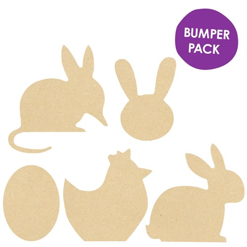 Easter Wooden Shapes Bumper Pack