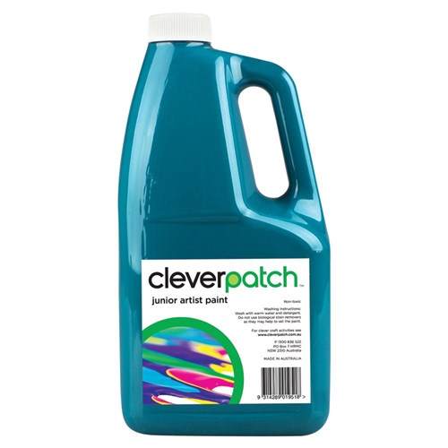 CleverPatch Junior Artist Paint - Turquoise - 2 Litres