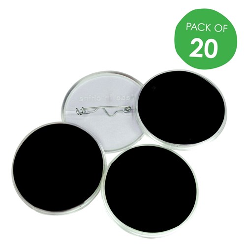 Scratch Board Badge Set - Pack of 20