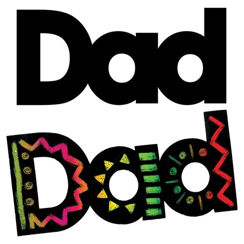 Scratch Board Dad Plaques - Pack of 20