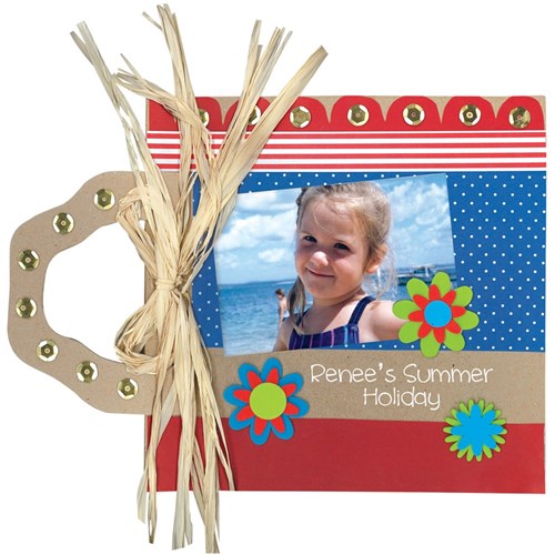 Papier Mache Scrapbook with Handle