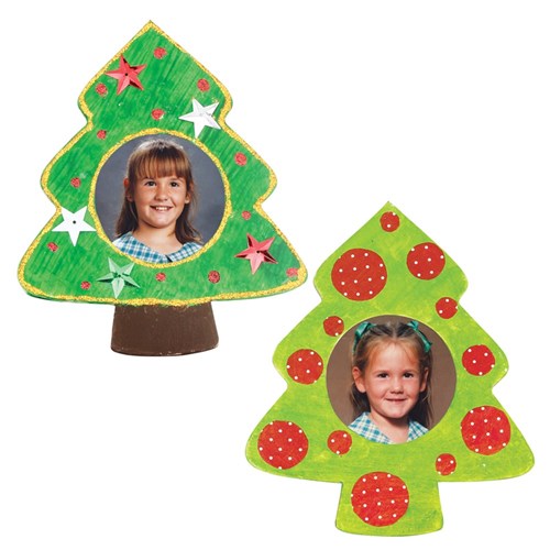 Papier Mache Photo Frame - Christmas Tree