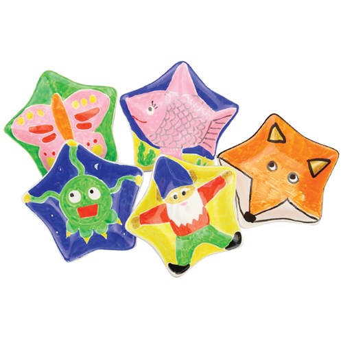 Porcelain Star Dish - Pack of 24