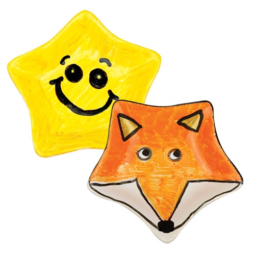 Porcelain Star Dish - Pack of 24