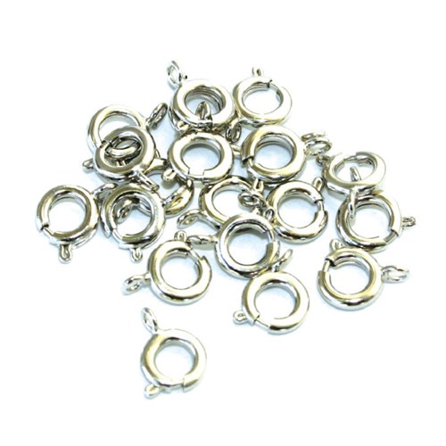 Bolt Rings - Silver - Pack of 16